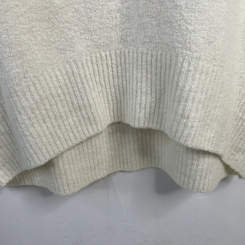 Anthropologie Size M Naomi Sweater Merino Wool Blend Boat Neck Oversized Slouchy